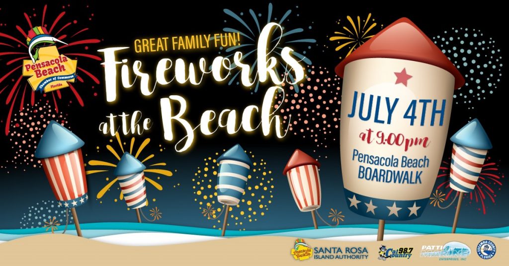 July 4th Fireworks Pensacola Beach Chamber of Commerce