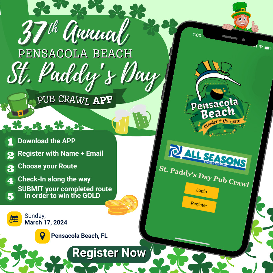 St. Paddy's Day Pub Crawl Pensacola Beach Chamber of Commerce